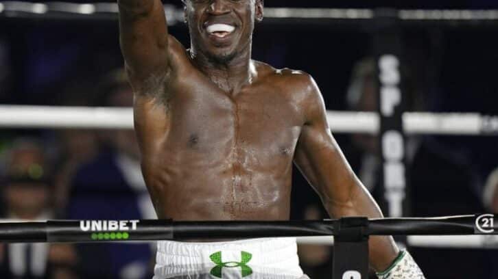 Image à la une de Le boxeur franco-sénégalais Souleymane Cissokho s’impose contre le Lituanien en demi-finale