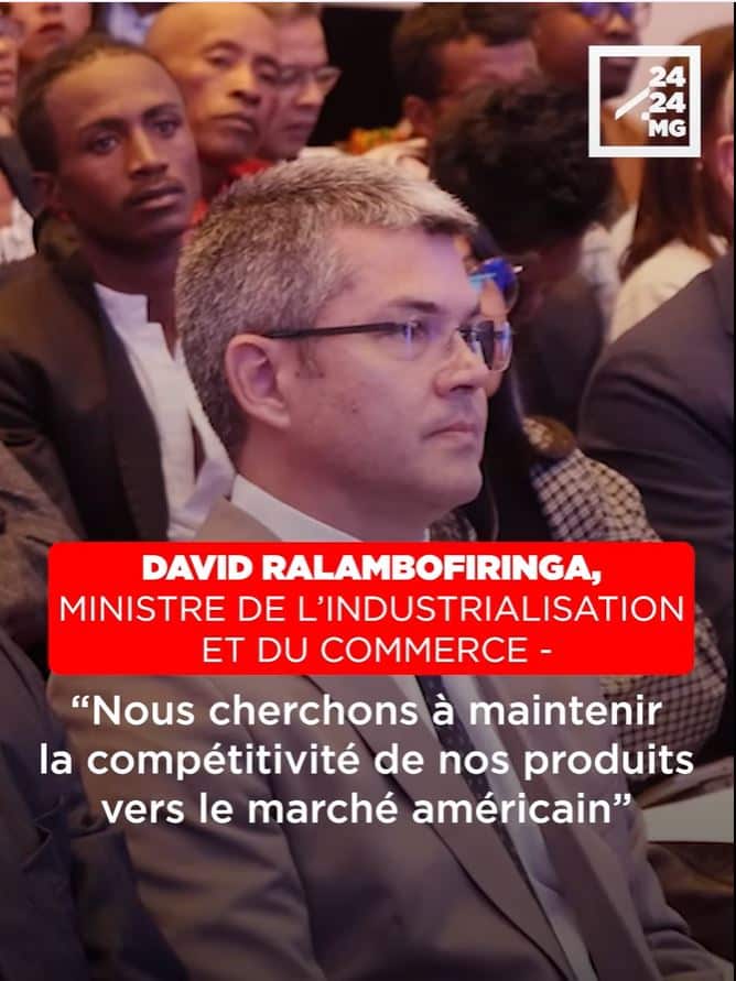 Image à la une de DAVID RALAMBOFIRINGA, MINISTRE DE L’INDUSTRIALISATION ET DU COMMERCE – “Nous cherchons à maintenir la compétitivité de nos produits vers le marché américain”