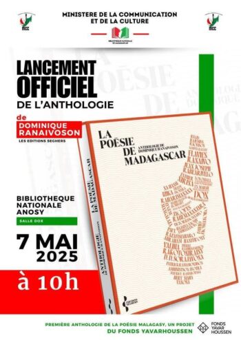 Image à la une de LITTERATURE — Trois dates pour le lancement de l’anthologie “La poésie de Madagascar”
