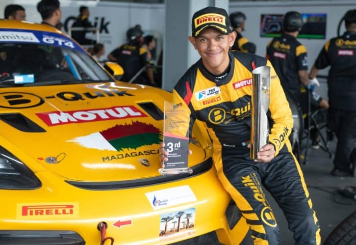 Image à la une de SUPER CAR GT4 – THAÏLANDE – Iaro Razanakoto finit deuxième