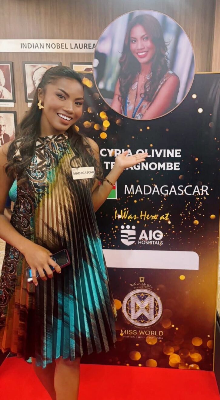 Image à la une de MISS MONDE – Cyria Temagnombe présente son “Beauty with a Purpose”