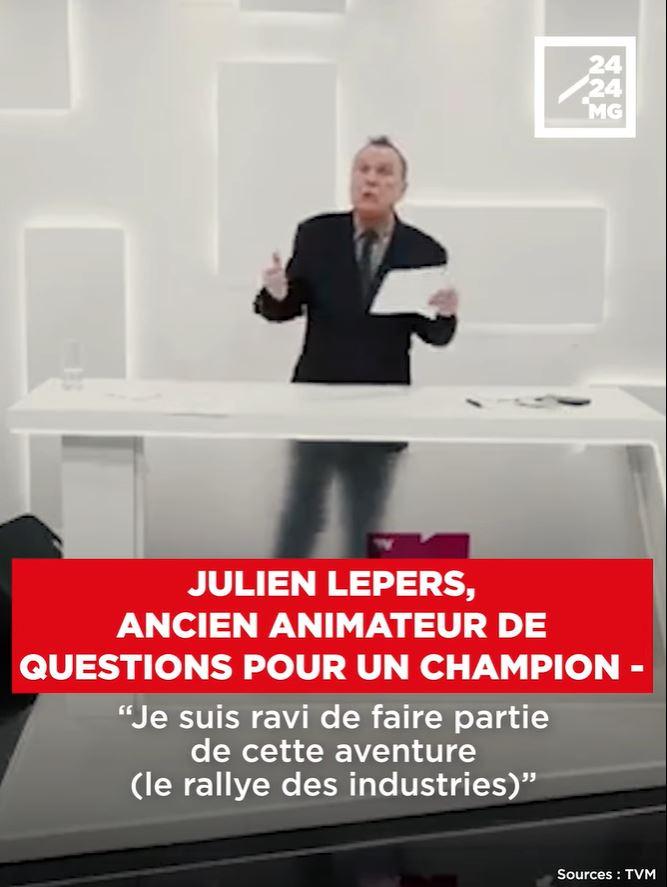 Image à la une de JULIEN LEPERS, ANCIEN ANIMATEUR DE QUESTIONS POUR UN CHAMPION – “Je suis ravi de faire partie de cette aventure (le rallye des industries)”