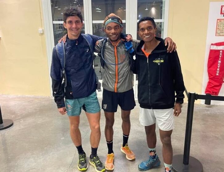 Image à la une de Trail du Volcan – La Réunion : Mamie et Hajanirina sur le podium