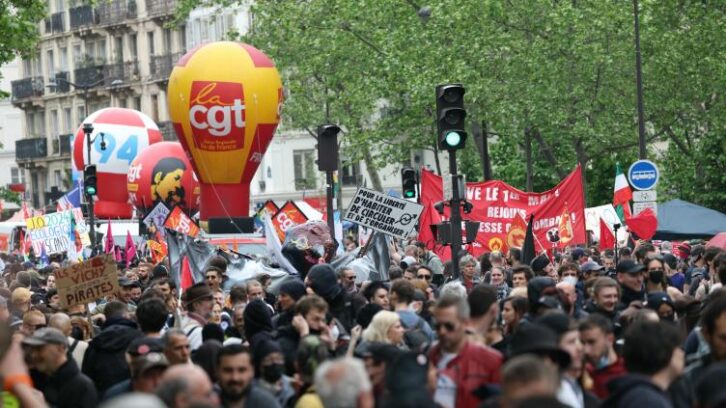 Image à la une de Un 1er-Mai syndical qui se veut “festif et combatif”, mais sans unité large