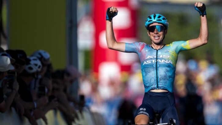 Image à la une de Tour de Romandie: Fortunato gagne la deuxième étape, Baudin en jaune