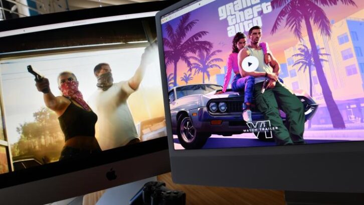 Image à la une de La sortie du jeu “GTA VI” repoussée à mai 2026, le titre de l’éditeur Take-Two plonge