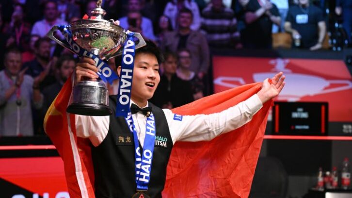 Image à la une de Snooker: le Chinois Zhao Xintong premier asiatique sacré champion du monde