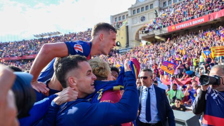 Image à la une de Espagne: le Barça résiste à un triplé de Mbappé et s’envole vers le titre
