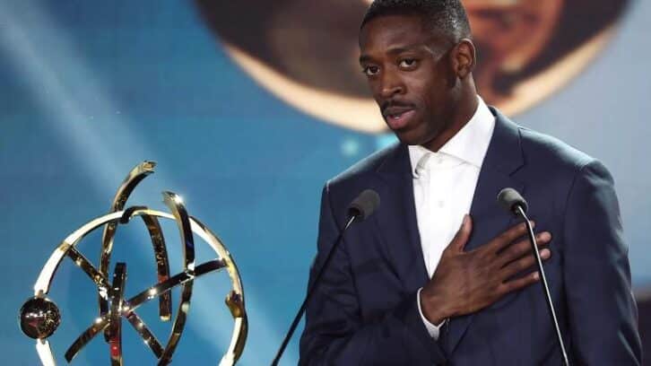 Image à la une de Trophées UNFP: le sacre de Dembélé qui peut rêver encore plus grand