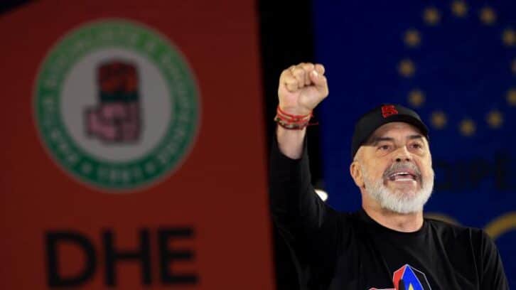 Image à la une de Albanie: vers un quatrième mandat pour Edi Rama selon des résultats partiels