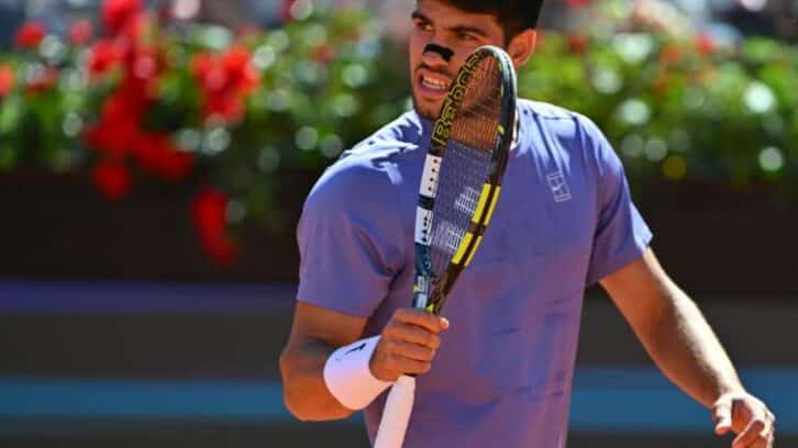 Image à la une de Tennis: Alcaraz domine Musetti à Rome et se qualifie pour la finale
