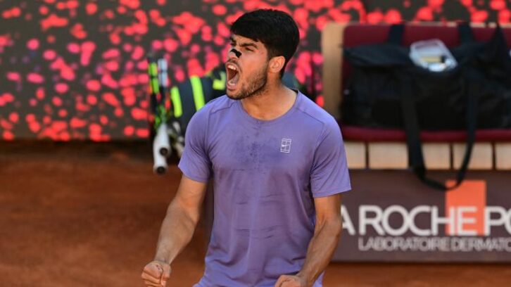 Image à la une de Tennis: Alcaraz enchaîne à Rome, en attendant Sinner