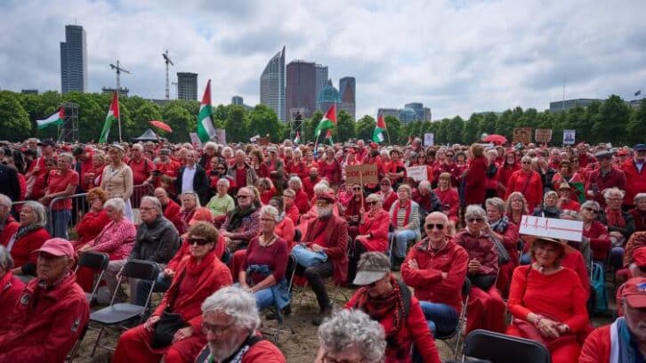 Image à la une de Pays-Bas: grande manifestation contre “le génocide” à Gaza