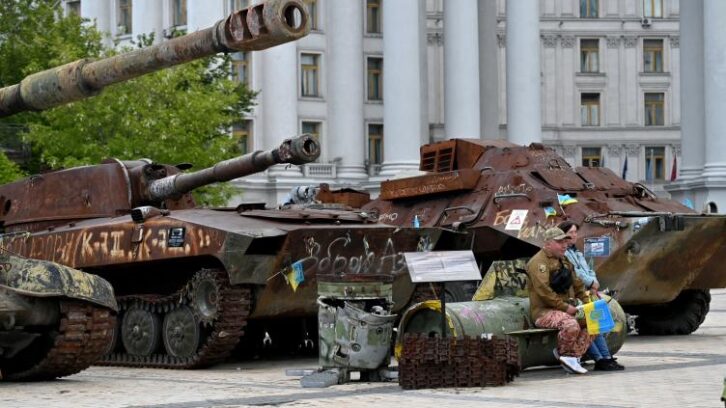 Image à la une de “Rien n’a bougé”: à Kiev, des Ukrainiens sceptiques après l’appel Trump-Poutine