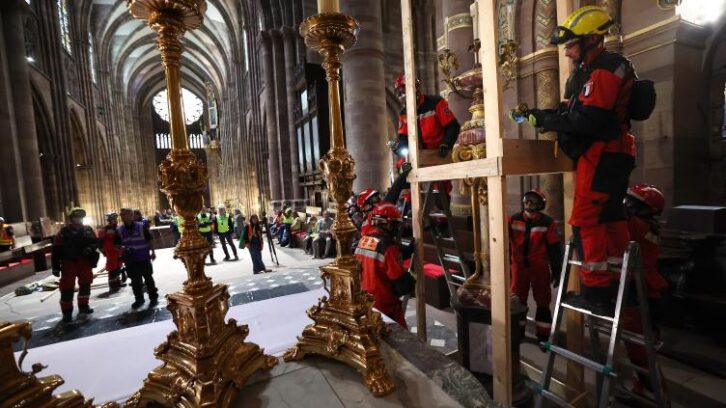 Image à la une de Incendies: une simulation pour sauver les oeuvres d’art de la cathédrale de Strasbourg