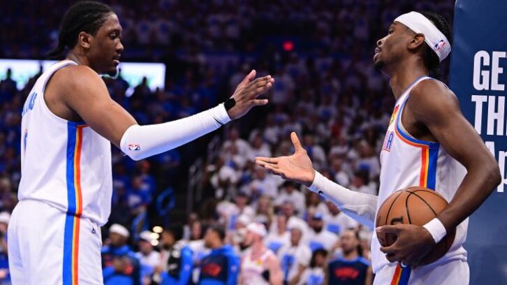 Image à la une de Play-offs NBA: Oklahoma City étouffe Minnesota lors du premier match de la finale à l’Ouest