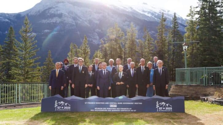 Image à la une de Bousculé par Trump, le G7 Finances au chevet de l’économie mondiale