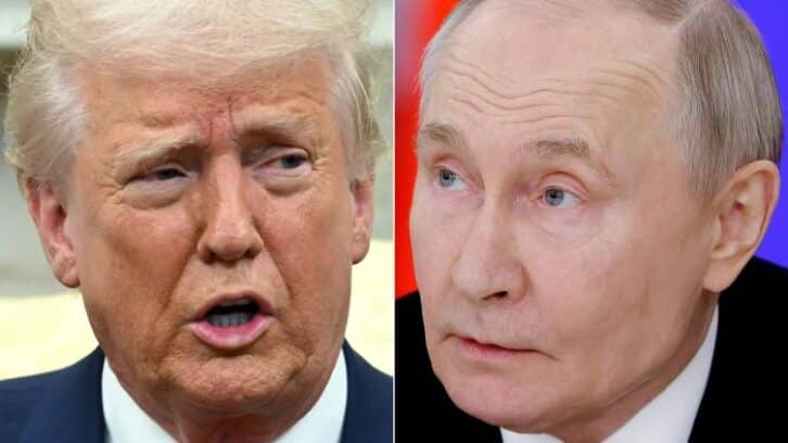 Image à la une de Trump avertit Poutine qu’il “joue avec le feu”