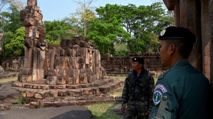 Image à la une de Un soldat cambodgien tué dans un échange de tirs à la frontière avec l’armée thaïlandaise