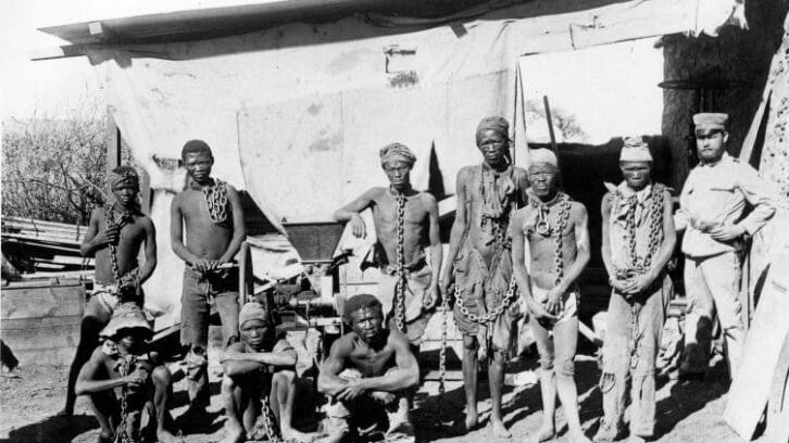 Image à la une de Namibie: le génocide des Herero et des Nama par le colonisateur allemand
