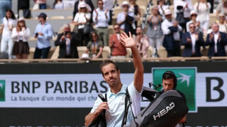 Image à la une de Roland-Garros: Richard Gasquet retraité, Fils rescapé, Humbert forcé à l’abandon
