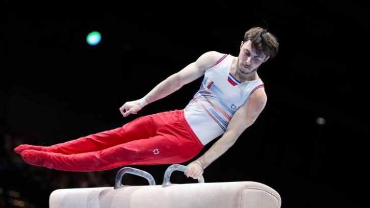 Image à la une de Gymnastique: le Français Léo Saladino vice-champion d’Europe du concours général