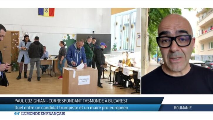 Image à la une de Roumanie : deux candidats pour deux visions de l’Europe