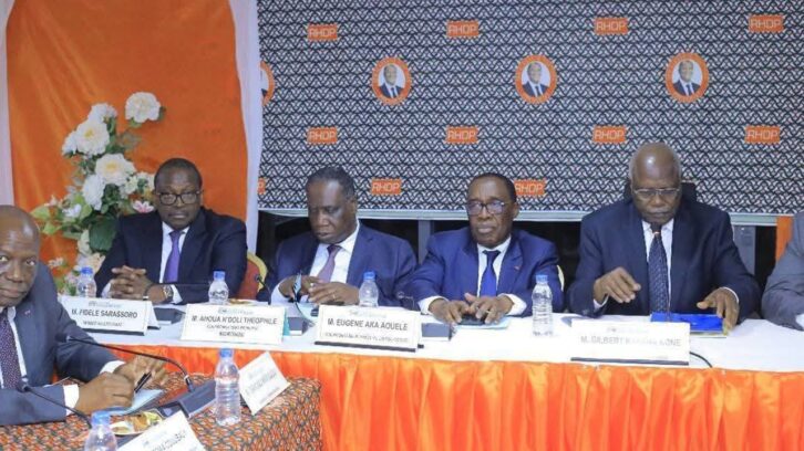 Image à la une de Côte d’Ivoire : quand l’affaire Tidjane Thiam s’invite dans une réunion du directoire du RHDP
