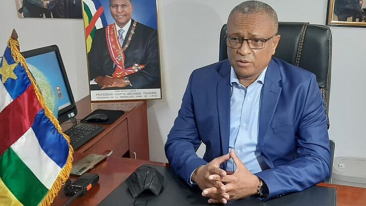 Image à la une de En Centrafrique, Thierry Kamach, l’indéboulonnable ministre qui veut offrir un troisième mandat à Touadéra