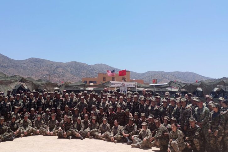 Image à la une de African Lion 2025 : dans l’Anti-Atlas, l’exercice militaire multinational en mission médicale