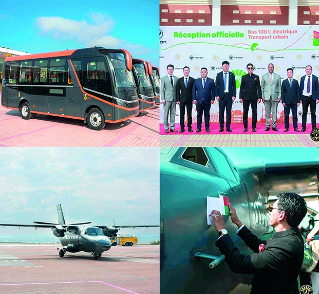 Image à la une de Bus électriques, nouvel avion militaire,… – Le Chef de l’Etat concrétise ses engagements