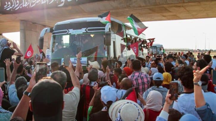 Image à la une de Flottille, convoi, marche vers Gaza : élan de mobilisations citoyennes