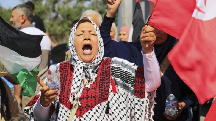 Image à la une de Marche vers Gaza : des dizaines de militants interpellés au Caire