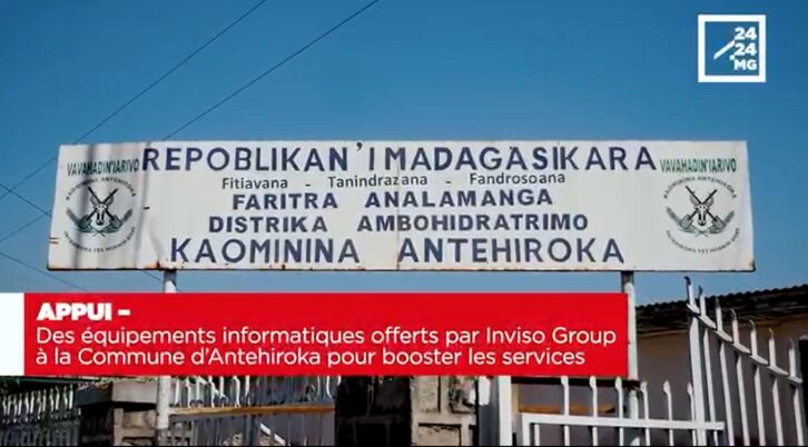 Image à la une de APPUI – Des équipements informatiques offerts par Inviso Group à la Commune d’Antehiroka pour booster les services
