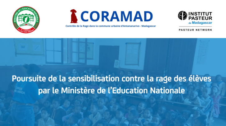 Image à la une de Poursuite des campagnes de sensibilisation contre la rage par la Direction Régionale de l’Education Nationale (DREN) Analamanga