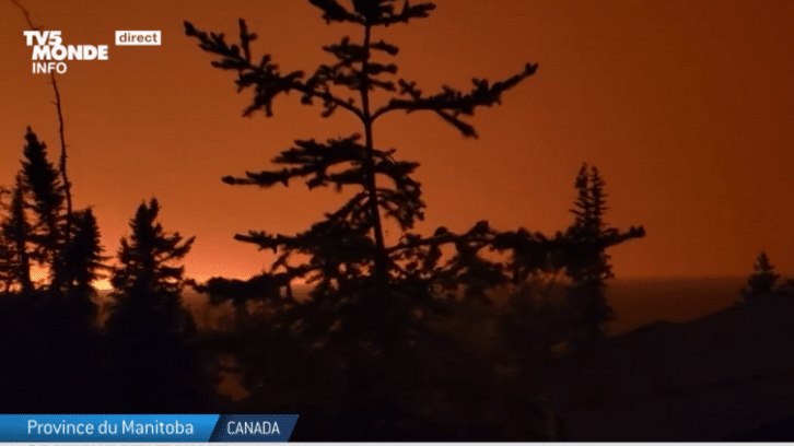 Image à la une de Les feux canadiens sont ressentis aux États-Unis