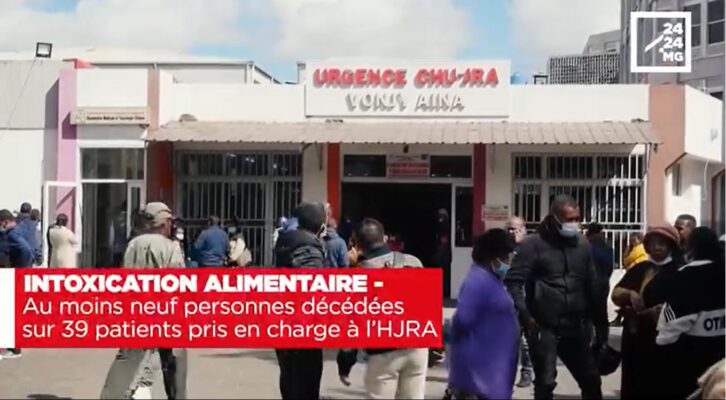 Image à la une de INTOXICATION ALIMENTAIRE – Au moins neuf personnes décédées sur 39 patients pris en charge à l’HJRA
