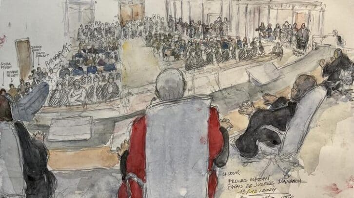 Image à la une de Procès des viols de Mazan: un seul des 51 condamnés fait finalement appel