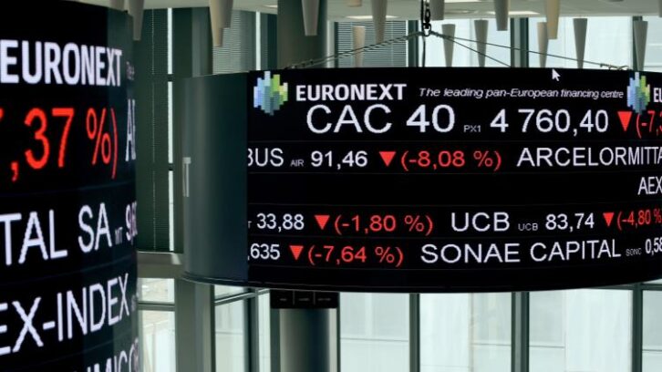 Image à la une de Les Bourses européennes terminent éparpillées, entre BCE et dialogue commercial sino-américain