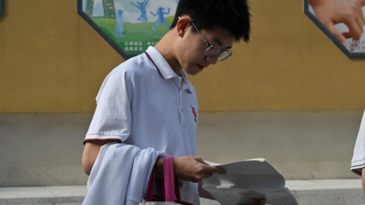 Image à la une de Chine: début du redoutable examen d’entrée à l’université pour 13 millions d’ados