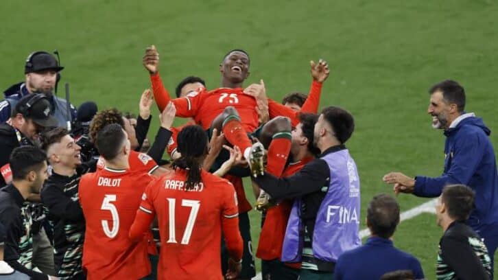 Image à la une de Ligue des nations: Nuno Mendes porte le Portugal de CR7 au sommet en renversant l’Espagne