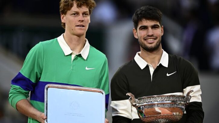 Image à la une de Roland-Garros: après une finale de légende, le duel Alcaraz-Sinner solidement installé