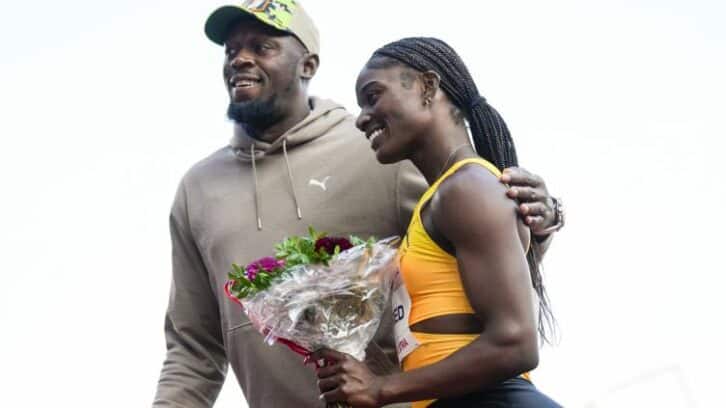 Image à la une de Athlétisme: sous les yeux d’Usain Bolt, Julien Alfred et Karsten Warholm brillent à Oslo