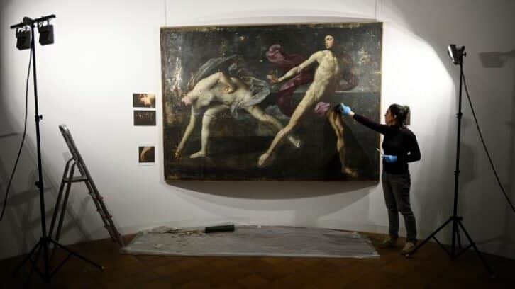 Image à la une de À Libourne, la toile découverte est bien un original du grand maître italien Guido Reni