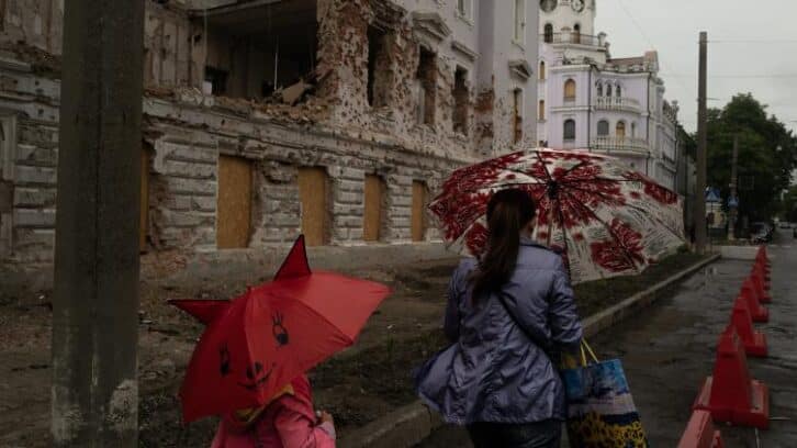 Image à la une de Dans le nord-est de l’Ukraine, l’avancée russe menace les alentours de la ville de Soumy