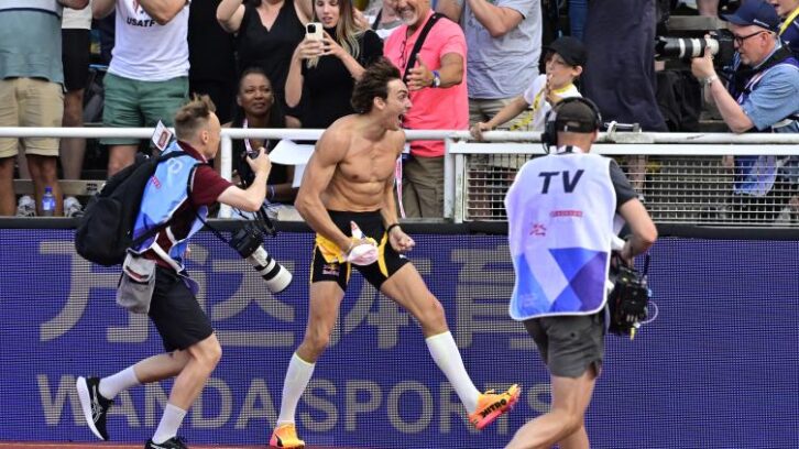 Image à la une de Athlétisme: le perchiste Armand Duplantis porte son record du monde à 6,28 m