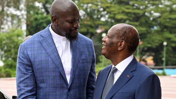 Image à la une de En visite à Abidjan, le chef de la junte guinéenne vante la “stabilité politique”