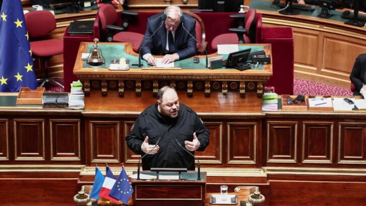 Image à la une de A Paris, le président du Parlement ukrainien lance un “Appel du 18 Juin” à la France