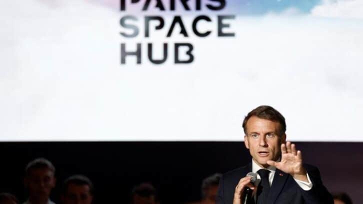 Image à la une de Espace: Macron appelle l’Europe à mener une “reconquête à marche forcée”