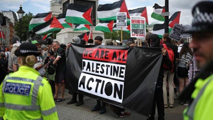 Image à la une de Londres va interdire le groupe Palestine Action en vertu de sa loi antiterroriste